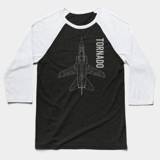 Tornado Aircraft Baseball T-Shirt